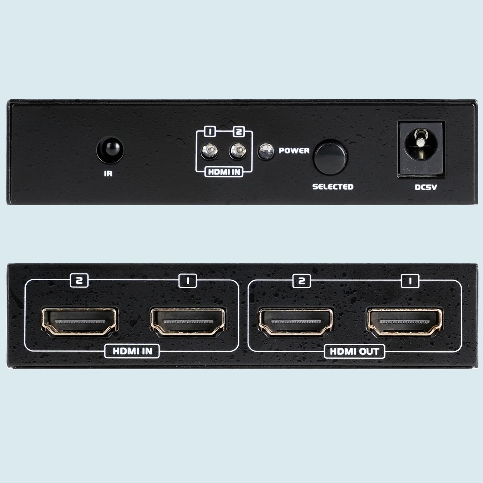 Amazon | 4K hdmi分配器 切替器 2入力2出力 HDMIスイッチャー リモコン
